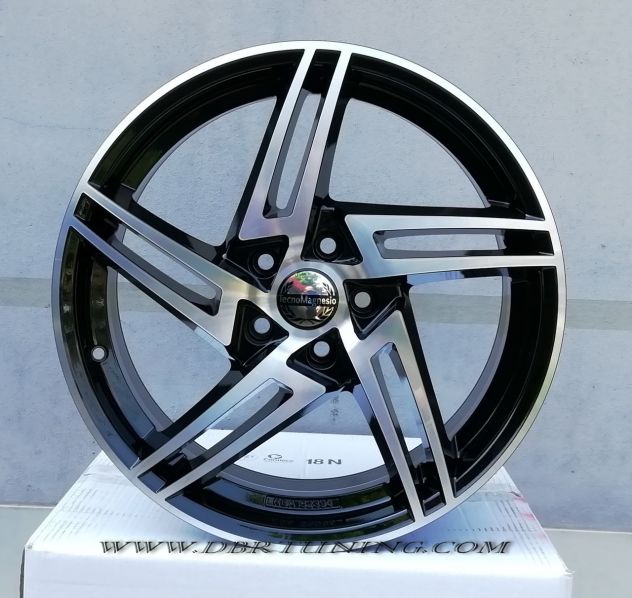 Cerchi lega 18 TM001 Black Mirror AUDI SEAT MERCEDES - Foto 2