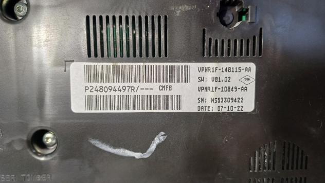 QUADRO STRUMENTI CENTRALE LIVELLI RENAULT CLIO Serie V 248094497R H4D460 (19) - Foto 3