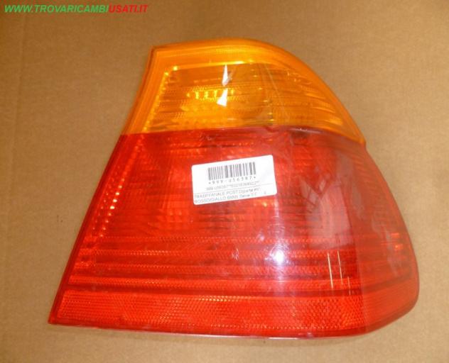 TRASP.FANALE POST.D(parte est) ROSSO/GIALLO BMW Serie 3 E46 4 porte  Parti elettriche  Fanaleria  Fanali  Fanale est. post. d BMW - Serie 3 E46 4 port