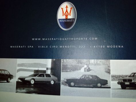 Monografia della storia Maserati Quattroporte - Foto 5