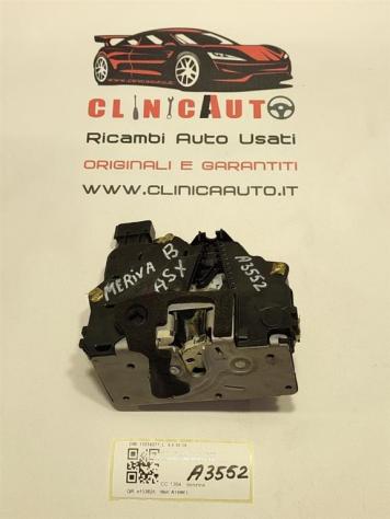 SERRATURA ANTERIORE SINISTRA OPEL Meriva 3° Serie 13258277 A14NEL (10)