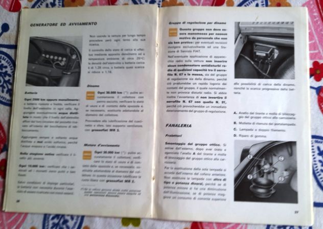 libretto manutenzione fiat 500 vintage 1973 - Foto 2