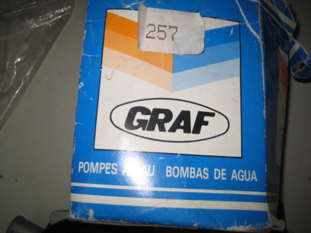 POMPA ACQUA ALFA ROMEO ALFETTA GIULIETTA GTV SPIDER 1.6 1.8 2.0 GRAF PA257 - Foto 6