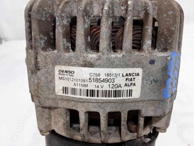 ALTERNATORE FIAT Panda 3° Serie 51854903 312 A2.000 Benzina 900 (12) - Foto 6