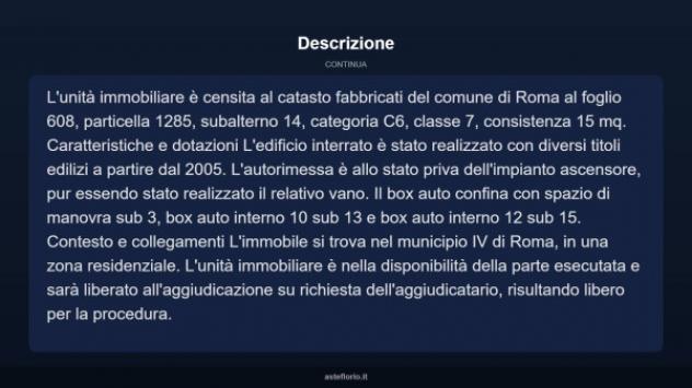 Immobile in asta di 15 m² in vendita a Roma - Foto 6