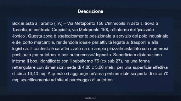 Immobile in asta di 14 m² in vendita a Taranto - Foto 6