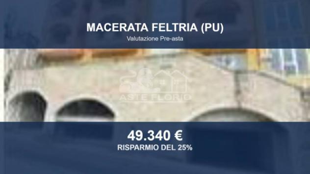 Immobile in asta di 60 m², box auto in vendita a Macerata Feltria