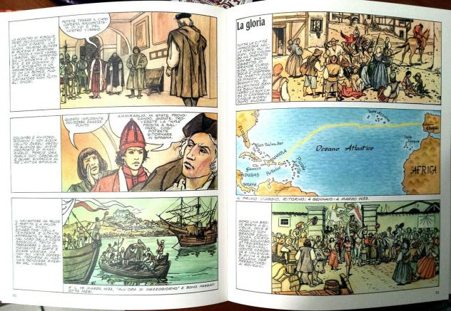 CRISTOFORO COLOMBO, ENZO BIAGI CON TAVOLE DI MILO MANARA, 1991. - Foto 3