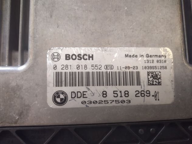 CENTRALINA MOTORE 0281018552 | 8518269 Centralina motore Bosch, BMW 320 d, 0281 - Foto 3