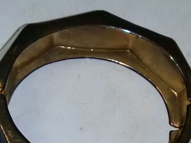 BRACCIALE FEMMINILE VINTAGE IN METALLO ANNI 70 - Foto 7