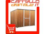 Box prefabbricato, casetta da giardino in lamiera zincata. Capanno deposito &hellip;