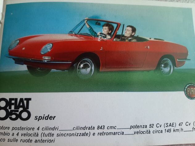 FIAT DEPLIANT ORIGINALE ANNI 60/70 - Foto 4