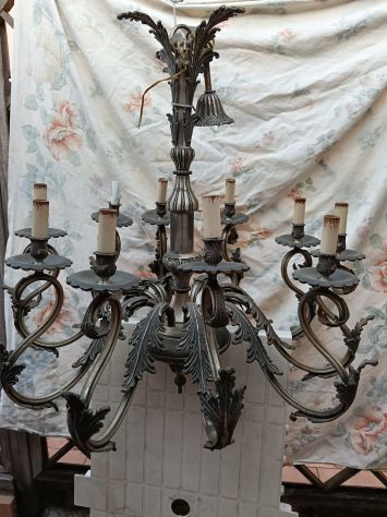 Lampadario in peltro - Foto 2