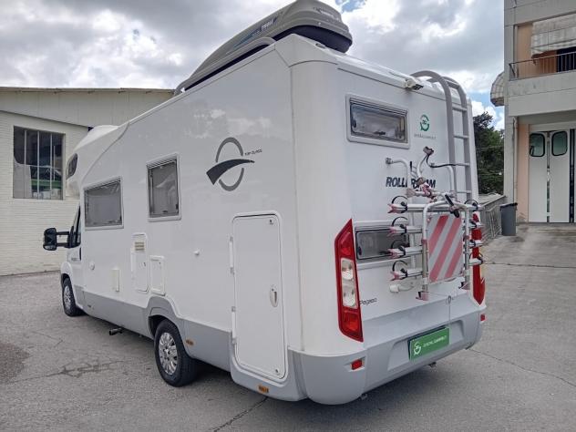 CAMPER PEGASO DUCATO DOPPIA DINETTE 7 POSTI LETTO CASTELLO GARAGE CLIMATIZZATORE WEBASTO FOTOVOLTAICO GENERALI USATI 588 - Foto 3