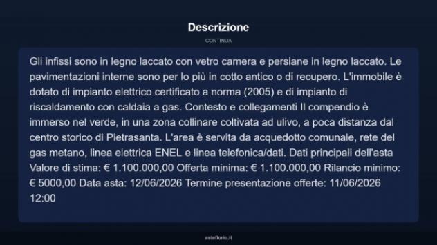 Immobile in asta di 219 m², box auto in vendita a Pietrasanta - Foto 12