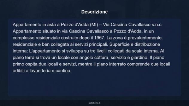 Immobile in asta di 126 m², box auto in vendita a Pozzo d'Adda - Foto 18