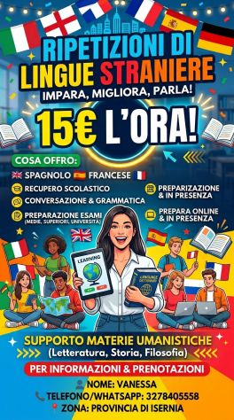 Ripetizioni lingue straniere