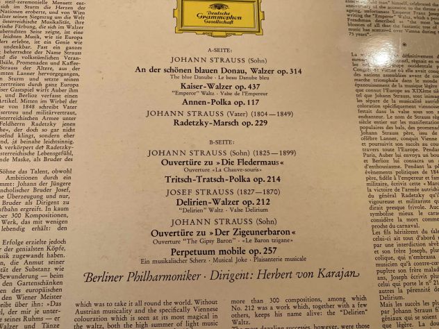 LP 33 giri  Di Stefano - Ravel - Von Karajan -Cin-Ci-La   Lotto 19 - Foto 5