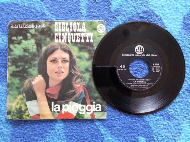 Vecchi 45giri musica artisti anni '60 LOTTO 3 - Foto 5