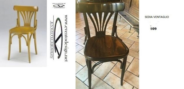 Sedia in legno di FAGGIO  VENTAGLIO
