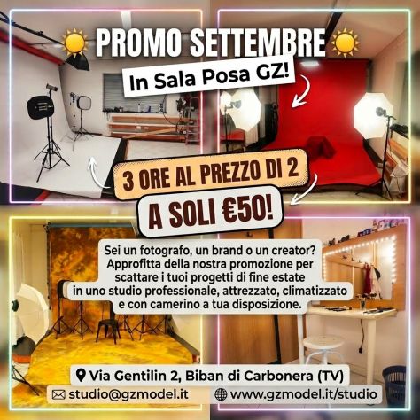 PROMO SETTEMBRE - Sala Posa a soli €50