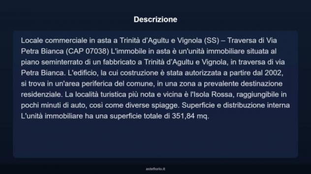 Immobile in asta di 351 m² in vendita a Trinità d'Agultu e Vignola - Foto 5