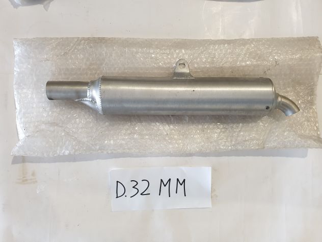 SILENZIATORE ALLUMINIO UNIVERSALE MOTOCICLO 50 CC
