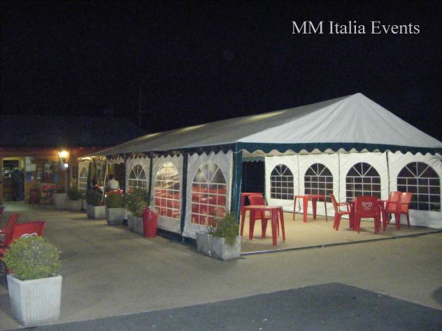 Strutture per Ristoranti, Bar 6 x 10 in Acciaio telo in Pvc - Foto 3