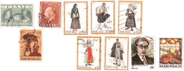 Francobolli da collezione Germania, Grecia, Portogallo &amp; Spagna - Foto 2
