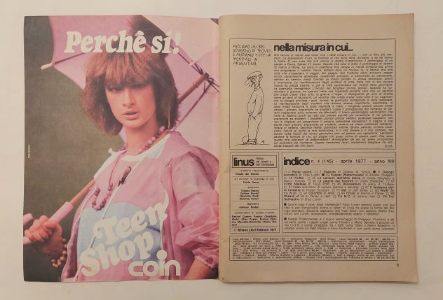 Linus rivista dei fumetti dell'informazione n.4 Aprile 1977 perfetto - Foto 3