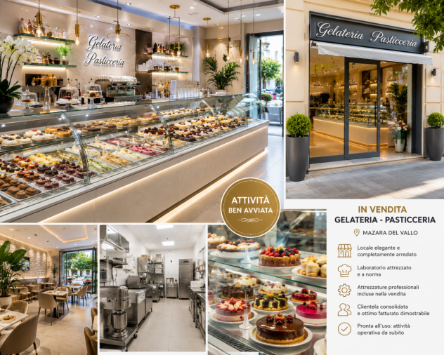 Gelateria in vendita a Mazara del Vallo