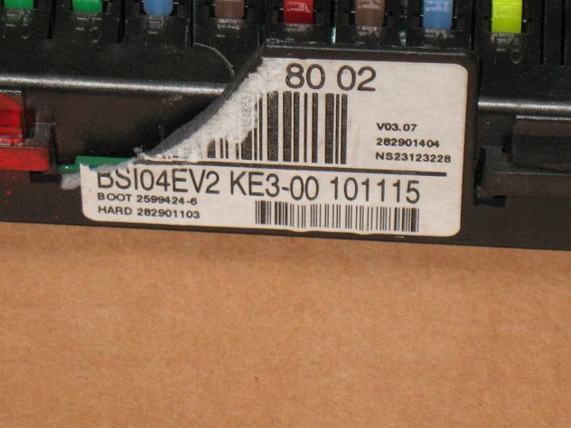 0281032456 KIT ECU PEUGEOT CITROEN 1.6 EDC17C60 9814182680 BSI04EV2 981218948002 - Foto 5
