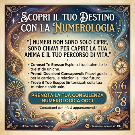 Consulenze di numerologia sinastria e rituali