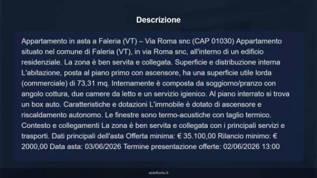 Immobile in asta di 53 m², box auto in vendita a Faleria - Foto 18