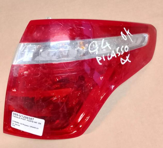 FANALE POST. PARTE INT. DX 999-U1298387 Parti elettriche  Fanaleria  Fanali  Fanale post. dx. CITROEN - C4 Picasso / GRAND C4 Picasso - 01-08-2010 - 0