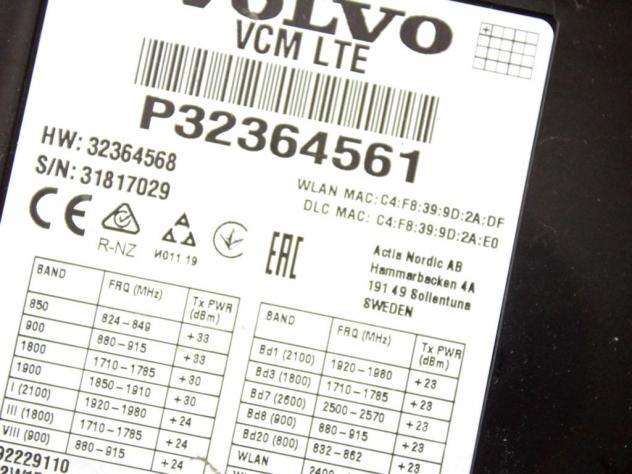 32364561 CENTRALINA MODULO CONNESSIONE INTERNET LTE VOLVO XC40 1.5 B 95KW 5P AUT (2022) RICAMBIO USATO - Foto 2