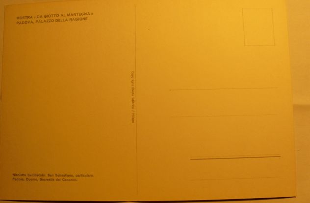 CARTOLINA GRANDE - MOSTRA DA GIOTTO AL MANTEGNA (PD) PALAZZO DELLA RAGIONE - - Foto 2