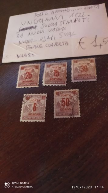 Francobolli dell'Ungheria usati - Foto 10