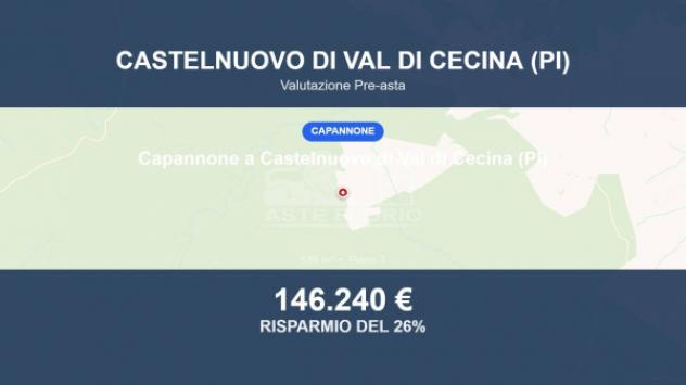 Immobile in asta di 539 m² in vendita a Castelnuovo di Val di Cecina