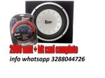 Subwoofer auto 12" da 30 cm attivo già amplificato kit