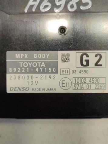 BODY COMPUTER TOYOTA Prius 3° Serie 89221-47150 238000-2192 2ZRFXE (0916) - Foto 2