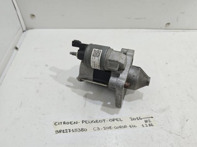 MOTORINO D' AVVIAMENTO PEUGEOT 208 Serie 9812715380 Benzina 1.2 (19) - Foto 2