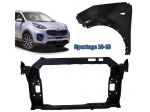 Kia Sportage frontale cofano fanale radiatore portiera 2016-18
