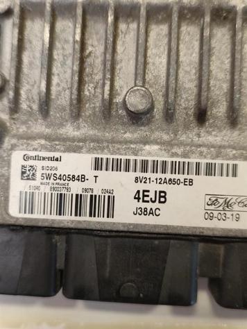 CENTRALINA MOTORE FORD Fiesta 6° Serie 8V21-12A650-EB F6JB/D diesel 1399 (0817) - Foto 2