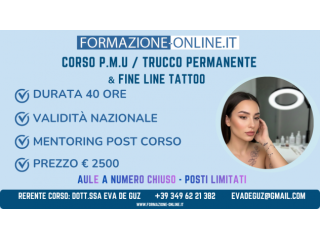 CORSO TRUCCO PERMANENTE (PMU) & FINE LINE TATTOO - LECCO