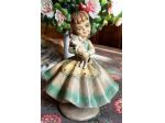 stauina bambina con cagnolino anni 40 h. cm.22