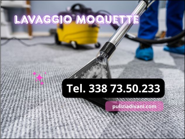 LAVAGGIO PROFESSIONALE MOQUETTE MILANO E PROVINCIA