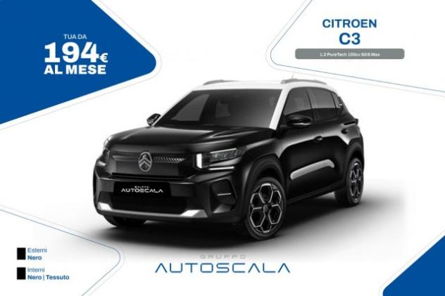 CITROEN C3 1.2 PureTech 100cv S&S Max rif. 23780159