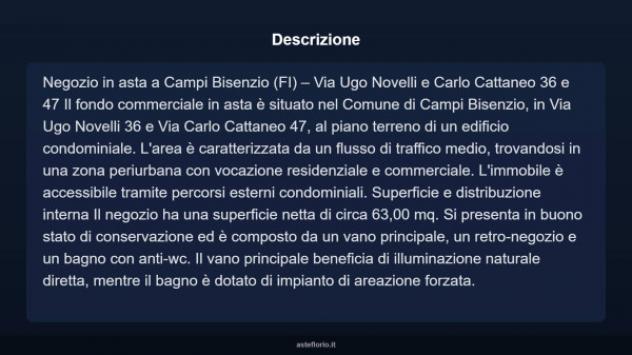 Immobile in asta di 63 m² in vendita a Campi Bisenzio - Foto 5