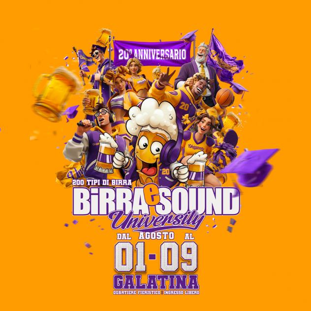 BirraeSound Festival 2026 - il 08/08/2026 partenza da GALATINA AEROPORTO